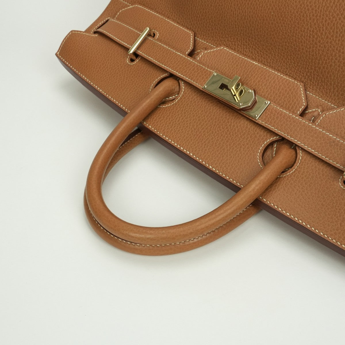 エルメス HERMES オータクロア45 オータクロア 45 バッグ トートバッグ アルデンヌ ナチュラル Natural ブラウン brown 茶 ゴールド金具