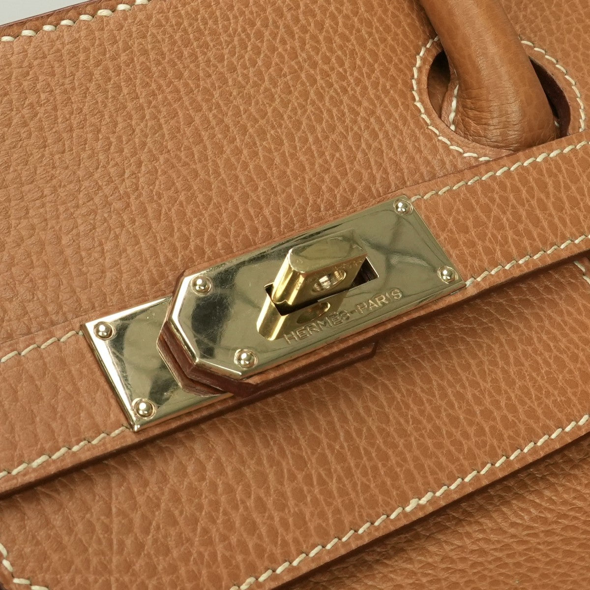 エルメス HERMES オータクロア45 オータクロア 45 バッグ トートバッグ アルデンヌ ナチュラル Natural ブラウン brown 茶 ゴールド金具