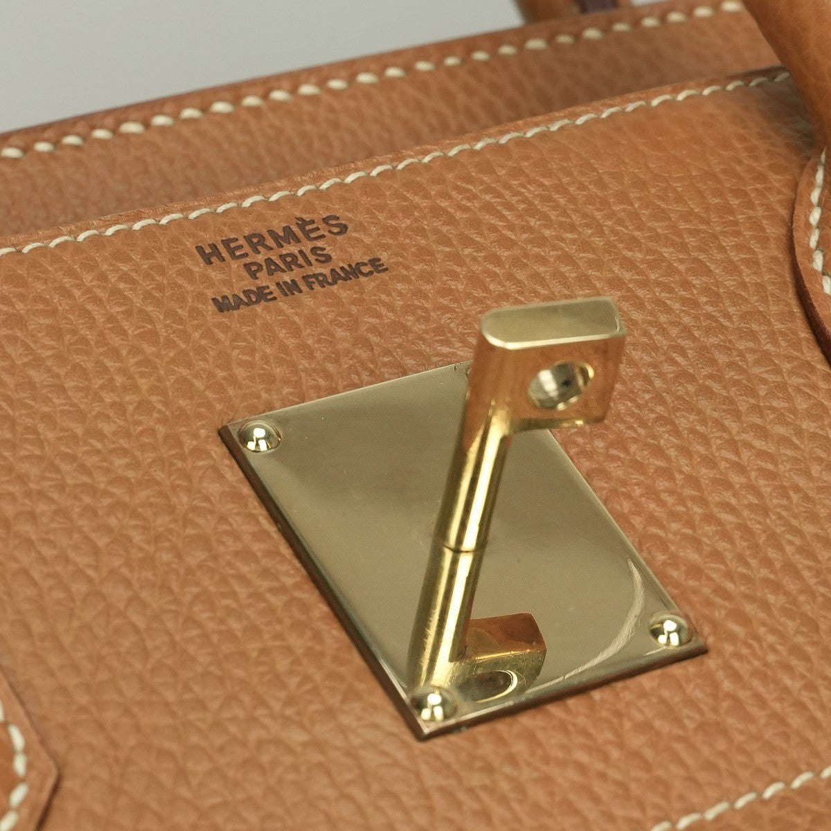 エルメス HERMES オータクロア45 オータクロア 45 バッグ トートバッグ アルデンヌ ナチュラル Natural ブラウン brown 茶 ゴールド金具