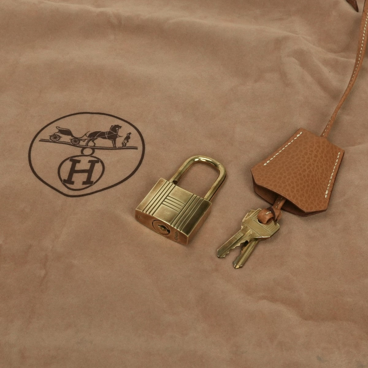 エルメス HERMES オータクロア45 オータクロア 45 バッグ トートバッグ アルデンヌ ナチュラル Natural ブラウン brown 茶 ゴールド金具
