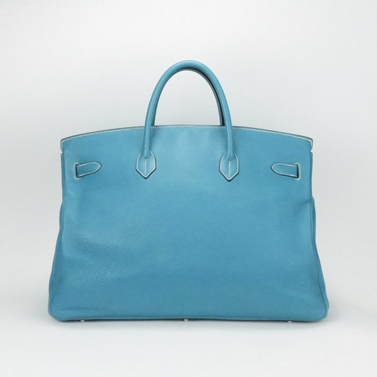 エルメス HERMES バーキン50 バーキン 50 バッグ トートバッグ トリヨンクレマンス ブルージーン ブルー 青 シルバー金具 ハンドバッグ
