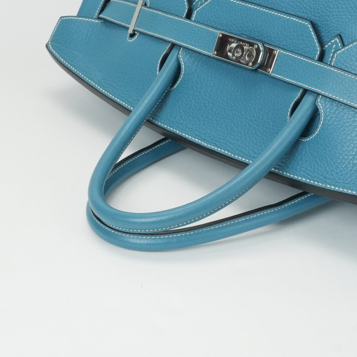 エルメス HERMES バーキン50 バーキン 50 バッグ トートバッグ トリヨンクレマンス ブルージーン ブルー 青 シルバー金具 ハンドバッグ