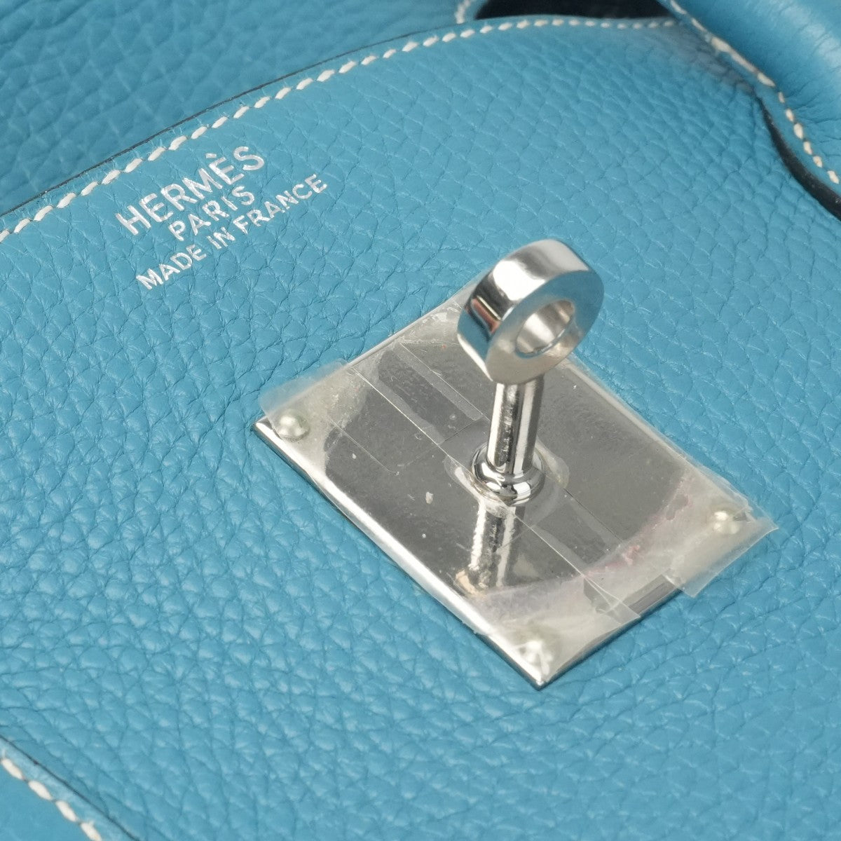 エルメス HERMES バーキン50 バーキン 50 バッグ トートバッグ トリヨンクレマンス ブルージーン ブルー 青 シルバー金具 ハンドバッグ