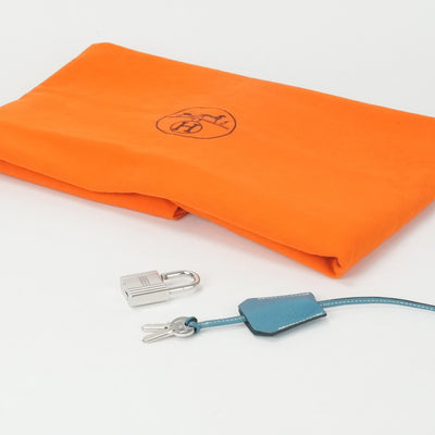 エルメス HERMES バーキン50 バーキン 50 バッグ トートバッグ トリヨンクレマンス ブルージーン ブルー 青 シルバー金具 ハンドバッグ