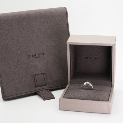 CHAUMET Chaumet Plume 링 PT950 실버 약혼 반지 약혼 반지 다이아몬드 백금