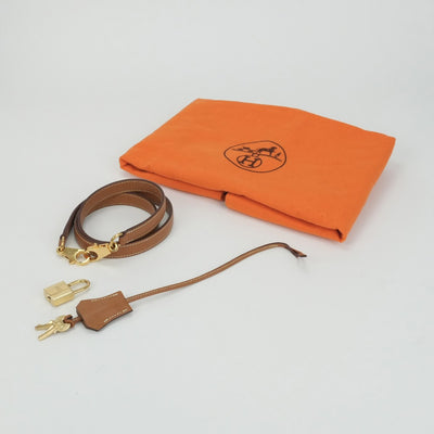 HERMES 헤르메스 Kelly 35 Kelly 35 가방, 토트 백, 숄더백, 아르 데네스, 천연, 갈색, 갈색, 금 피팅