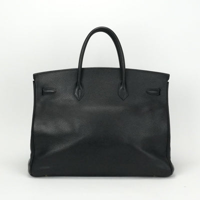 HERMES 爱马仕 Birkin 40 Birkin 40 包，手提袋，阿登，黑色，黑色，金色配件