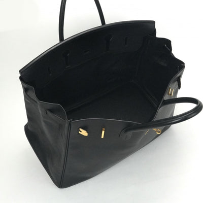 HERMES 爱马仕 Birkin 40 Birkin 40 包，手提袋，阿登，黑色，黑色，金色配件