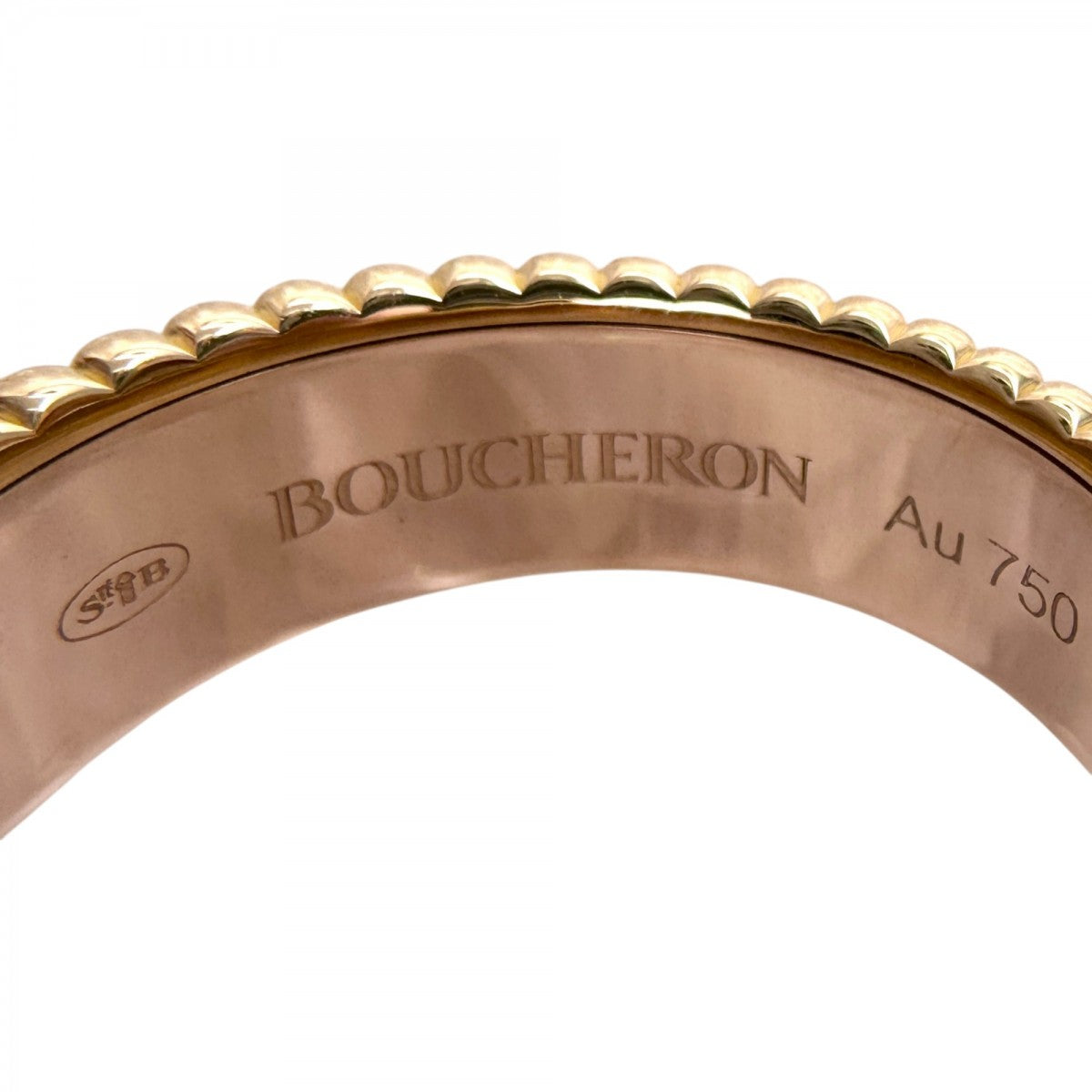 BOUCHERON Boucheron Quatre Classic Ring Small Quatre ring 棕色Quatre Classic Ring 750黄金粉红色的金色白色黄金棕色黄金黄金白色金色粉红色金色棕色PVD