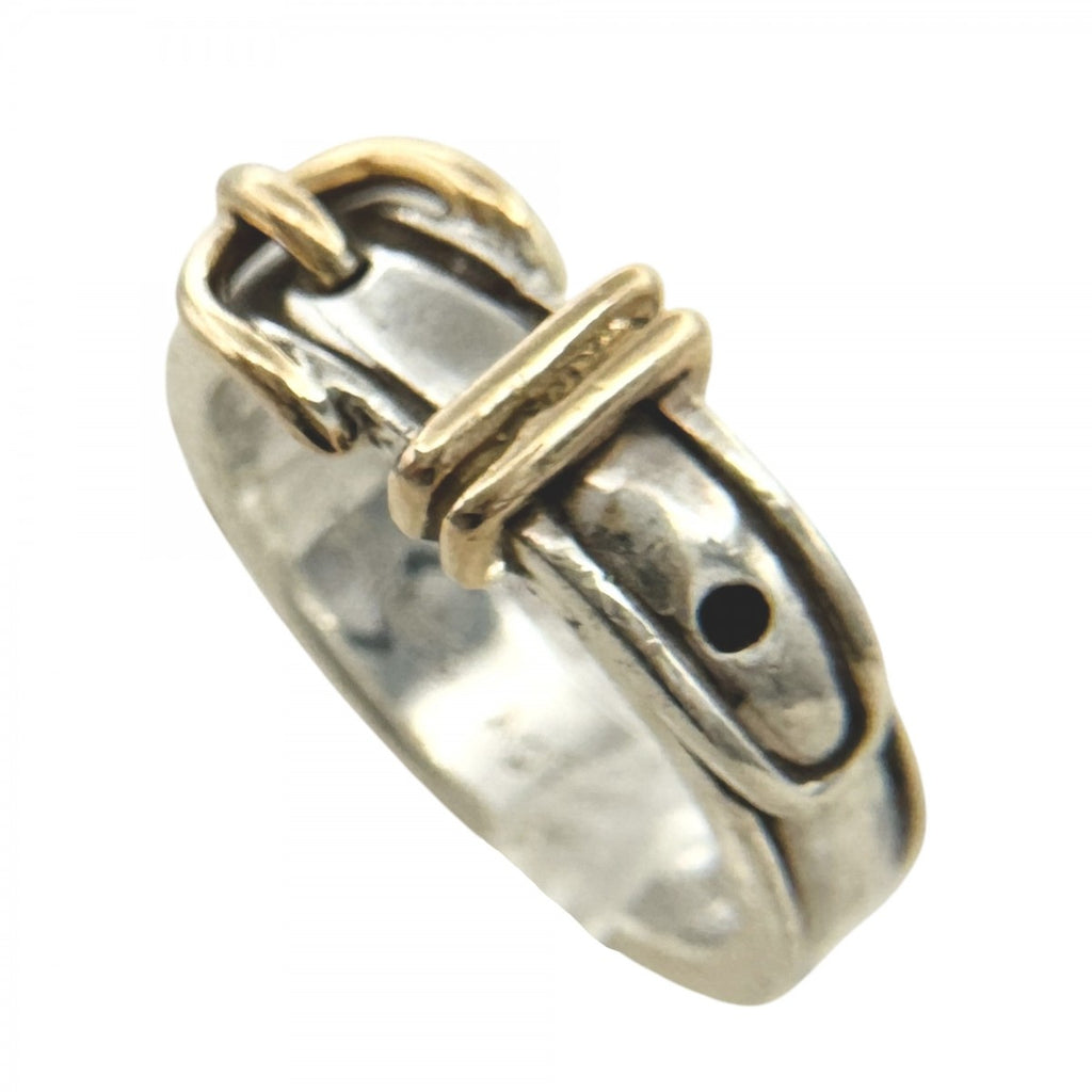 10.5号 ファッション HERMES リング サンチュール コンビ