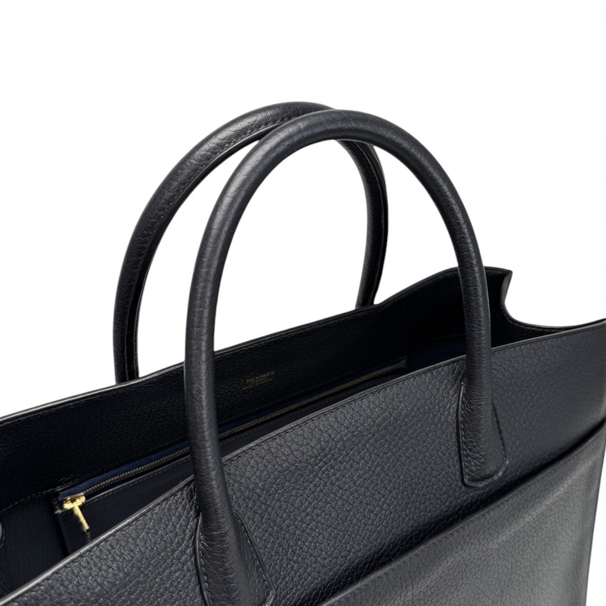 HERMES HERMES Whitebus GM Whitebus GM Bag, Tote Bag, Fjord, Blue Indigo, Blue, Blue, Navy, Gold Fittings