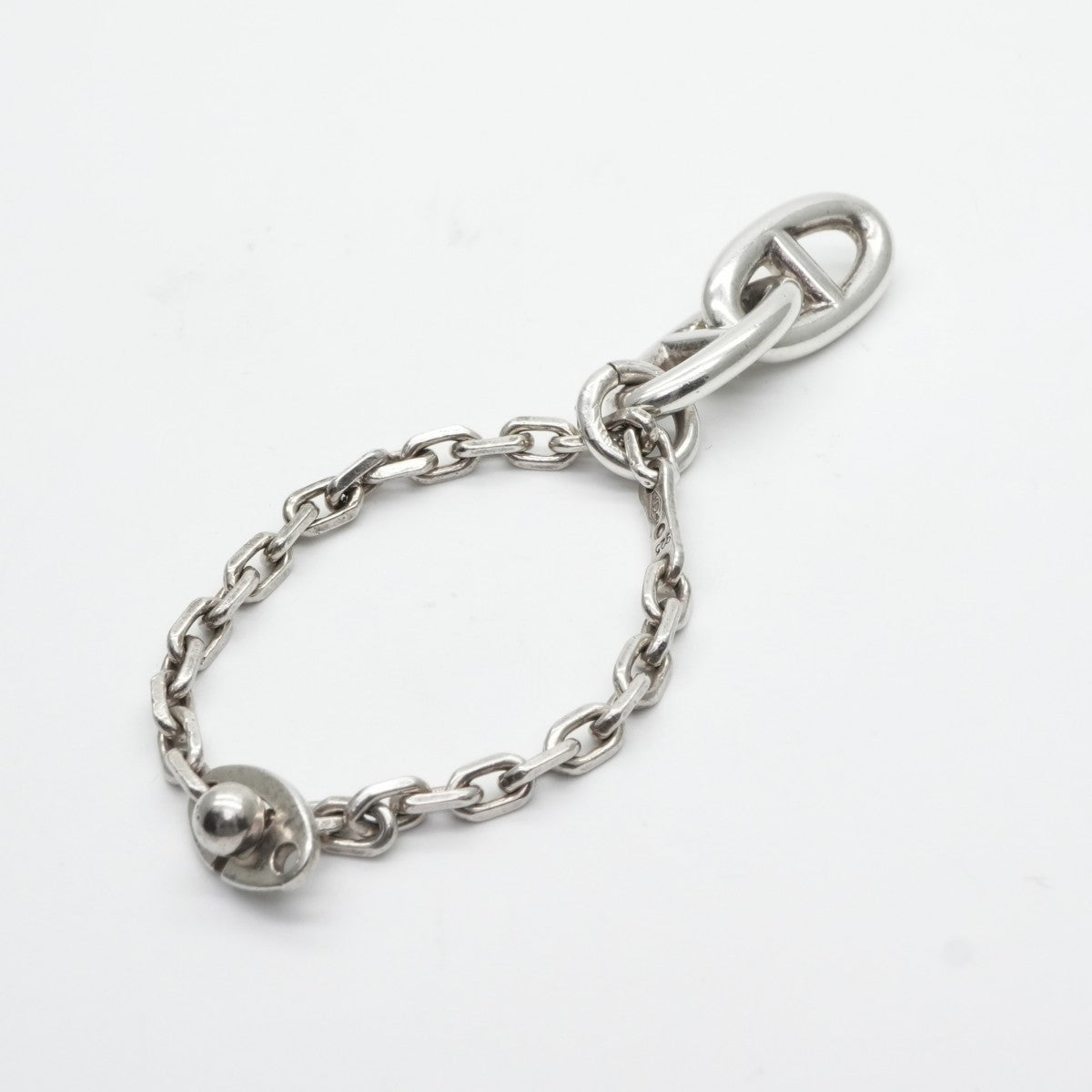 HERMES HERMES Other 925 Silver HERMES Keychain Key Charm Silver