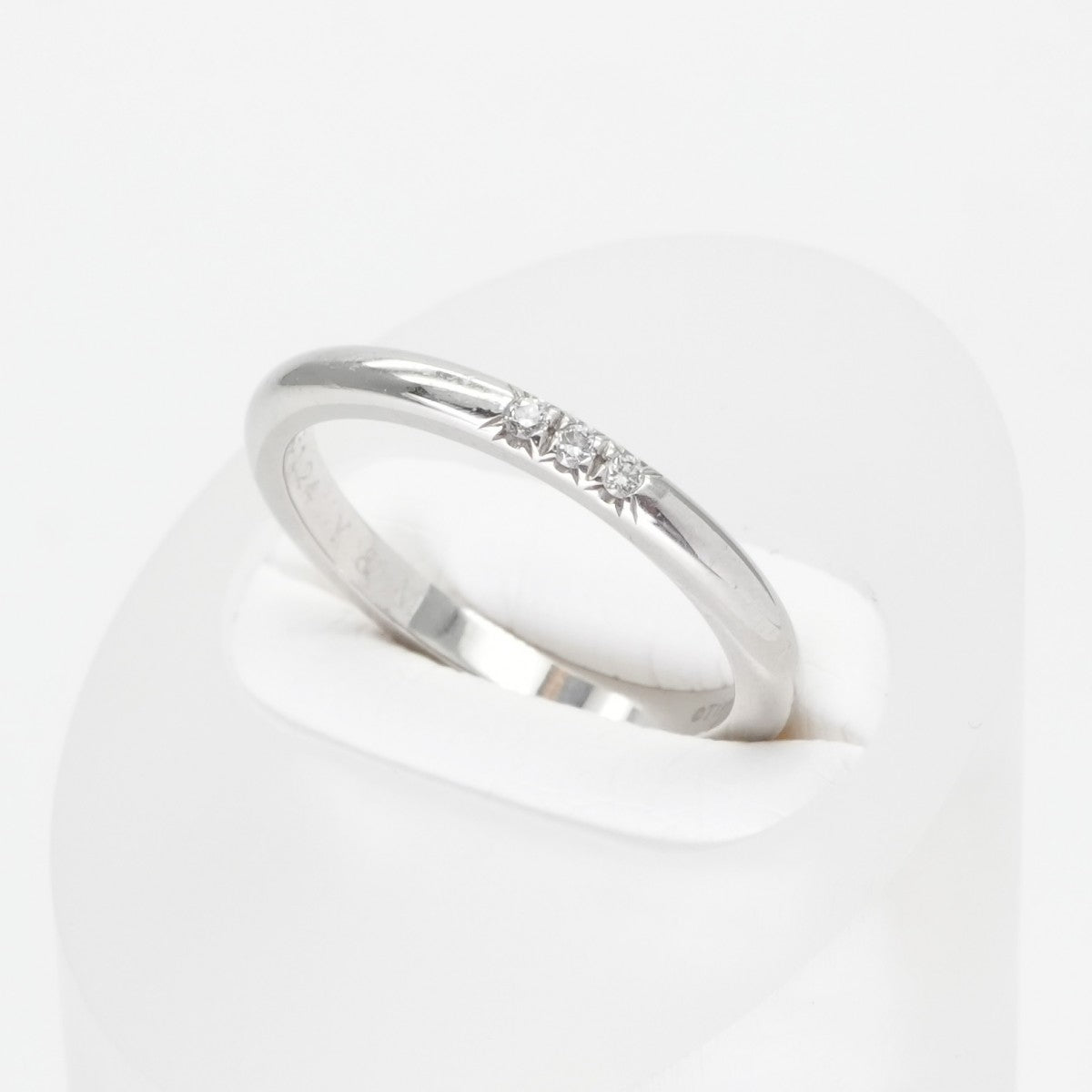 Tiffany & Co. Tiffany & Co. 웨딩 밴드 링 Tiffany & Co.Forever Ring PT950은 결혼 반지 결혼 반지 백금 다이아몬드