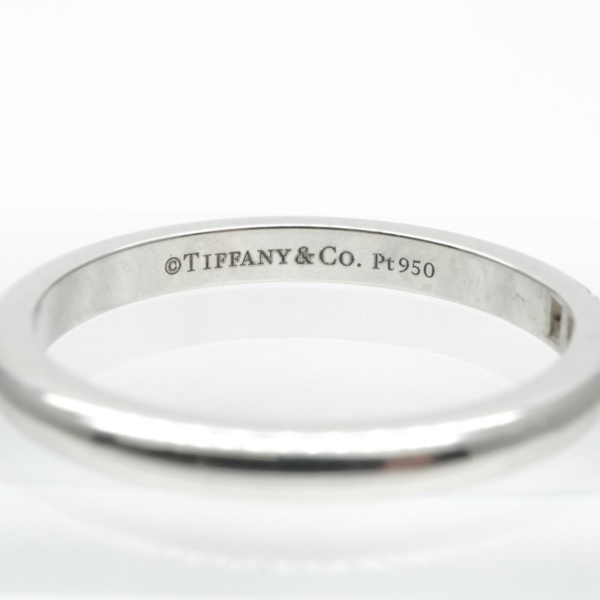 Tiffany & Co. Tiffany & Co. 웨딩 밴드 링 Tiffany & Co.Forever Ring PT950은 결혼 반지 결혼 반지 백금 다이아몬드