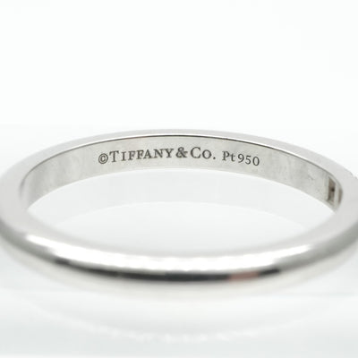 Tiffany & Co. Tiffany & Co. 웨딩 밴드 링 Tiffany & Co.Forever Ring PT950은 결혼 반지 결혼 반지 백금 다이아몬드