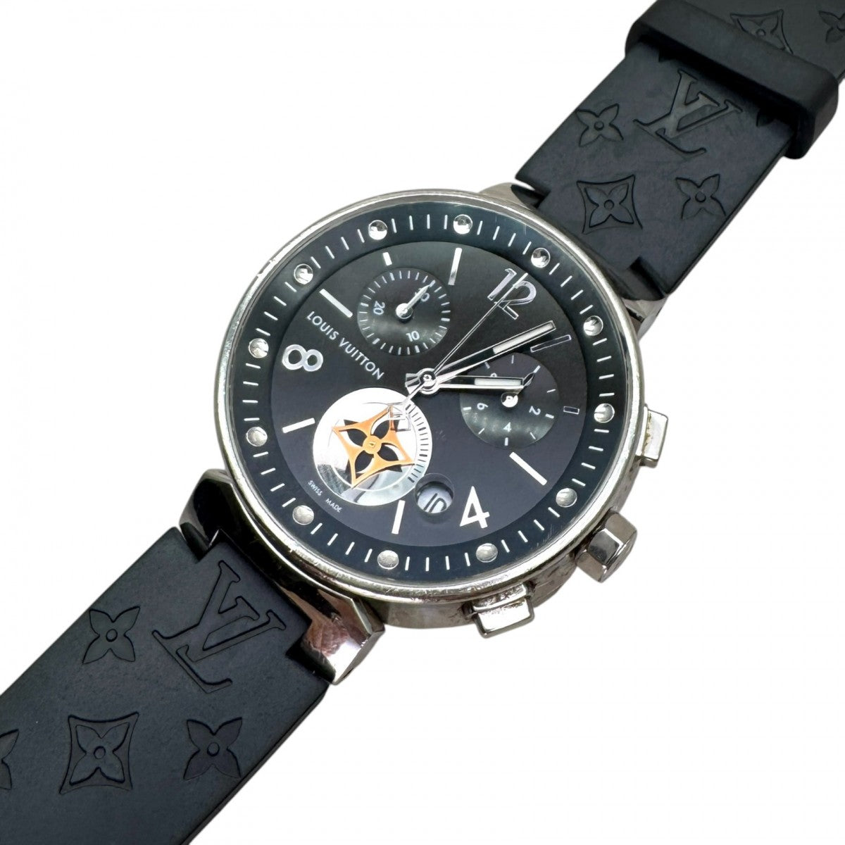 LOUIS VUITTON Louis Vuitton Tambour Moonstar Tambour Moonstar 시계 스테인레스 스틸 LOUIS VUITTON여자 시계