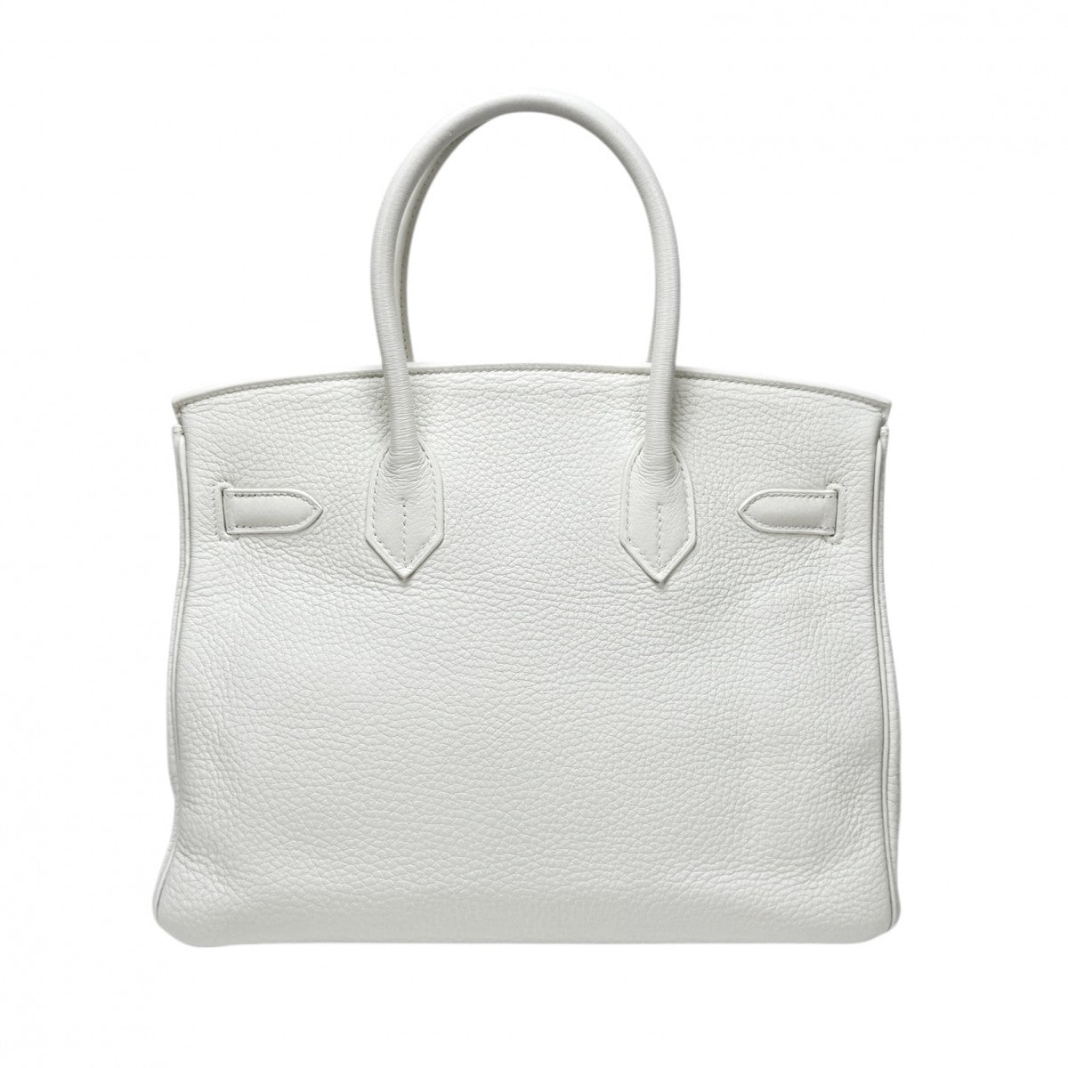 HERMES HERMES Birkin 30 Birkin 30 Tote bag Toryon Clemence white silver hardware