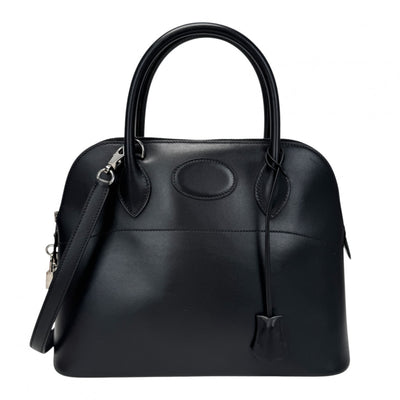 HERMES HERMES Bolide 31 Bolide 31 Bag, Tote Bag, Shoulder Bag, Box Calf, Noir, Black, Silver Hardware