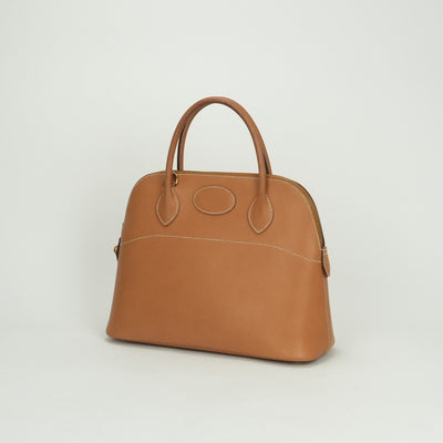 エルメス HERMES ボリード31 ボリード 31 バッグ トートバッグ ショルダーバッグ ヴァッシュリエジェ ナチュラル Natural ブラウン Brown 茶 ゴールド金具 ハンドバッグ 2wayバッグ