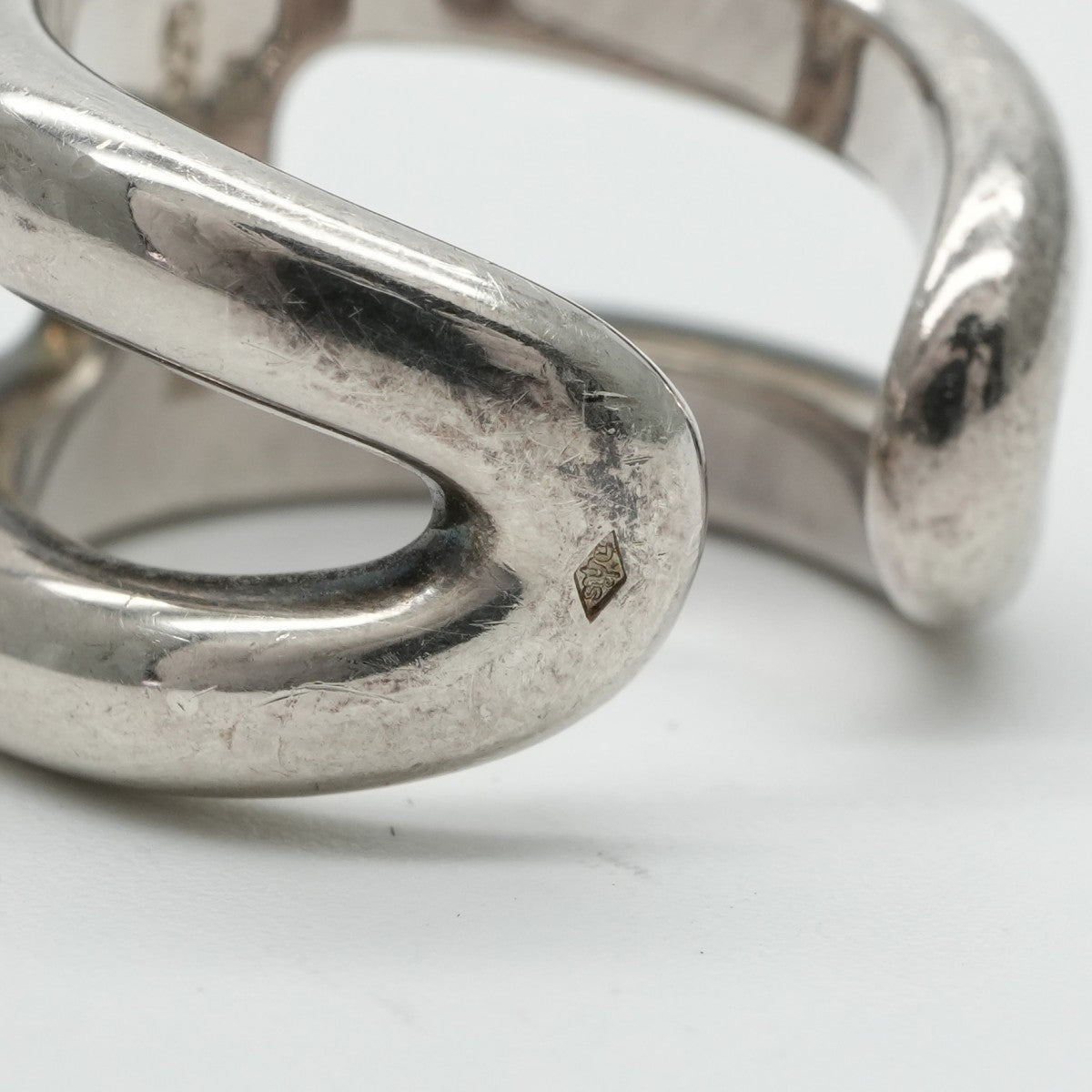 HERMES 爱马仕OSMOS PM RING AG925银复古稀有