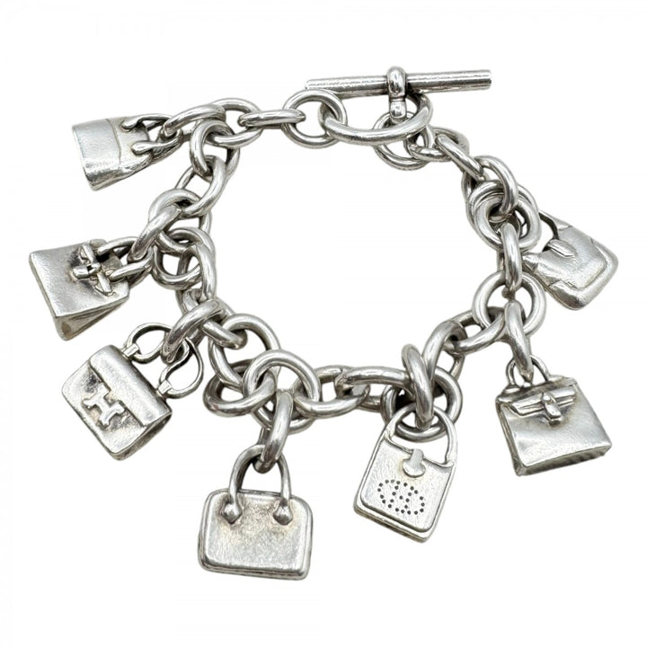 エルメス HERMES アミュレット7 バッグモチーフ ブレスレット バングル