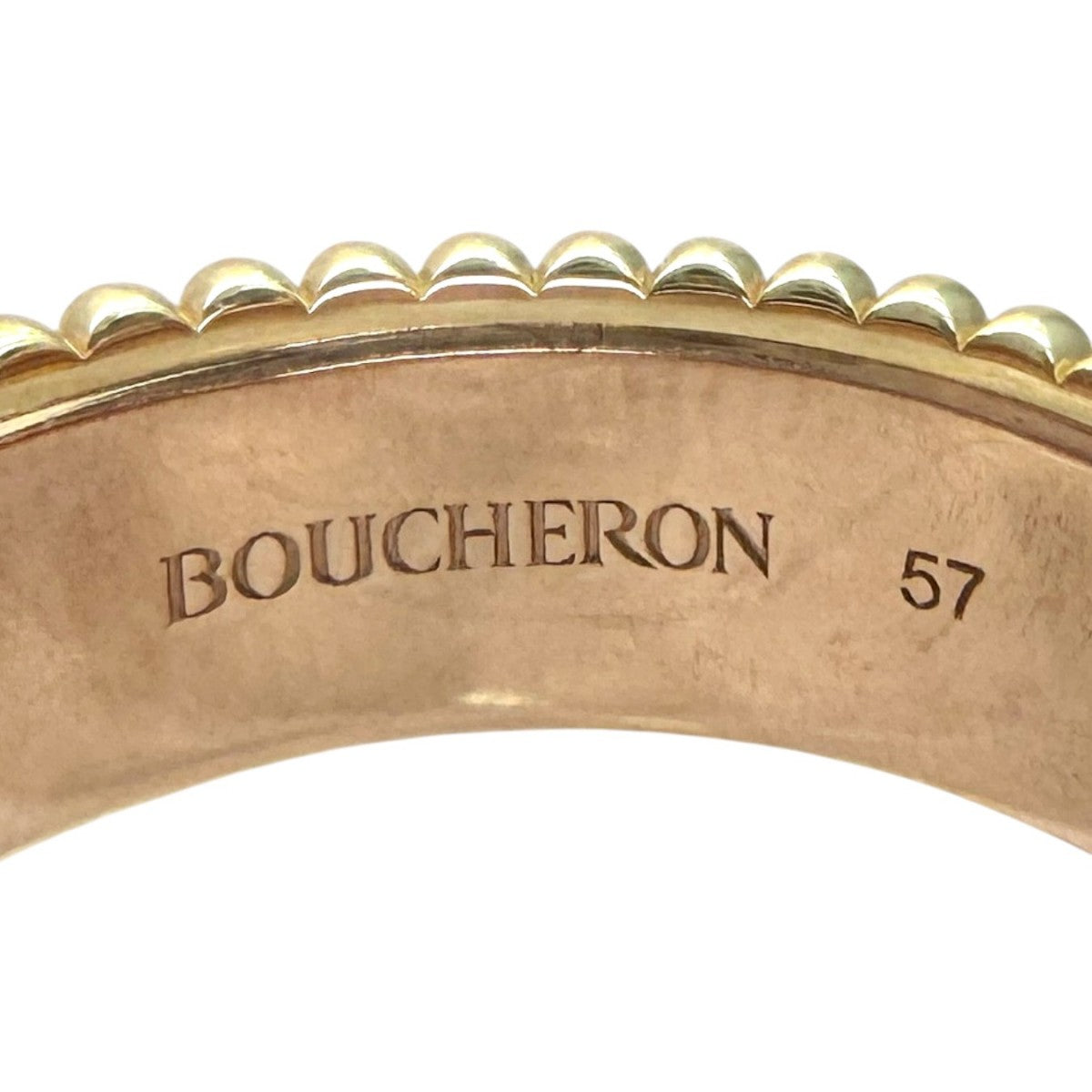 BOUCHERON Boucheron Quatre Classic Ring Small Quatre ring Quatre Classic Ring 750黄金粉红色白色金色黄金棕色黄金黄金白色金色粉红色棕色棕色PVD