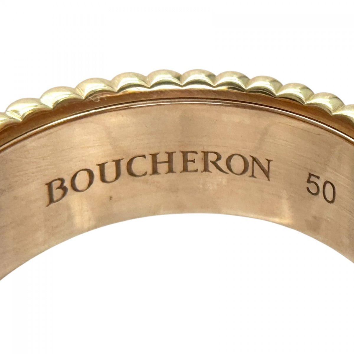 ブシュロン BOUCHERON キャトル クラシック リング スモール キャトルリング ブラウン quatre classique リング 指輪 750 イエローゴールド　ピンクゴールド　ホワイトゴールド　ブラウン イエローゴールド ホワイトゴールド ピンクゴールド ブラウンPVD