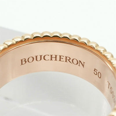 BOUCHERON Boucheron Quatre Classic Ring Small Quatre ring 棕色Quatre Classic Ring 750黄金粉红色的金色白色黄金棕色黄金黄金白色金色粉红色金色棕色PVD