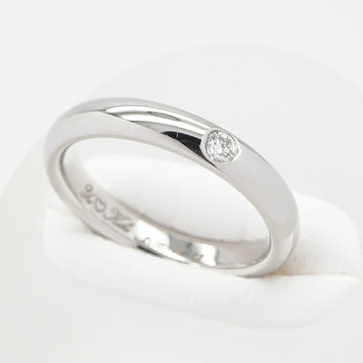 HARRY WINSTON 哈利·温斯顿圆形切割婚姻圆形切割婚姻戒指经典钻石乐队戒指pt950银婚礼戒指婚礼