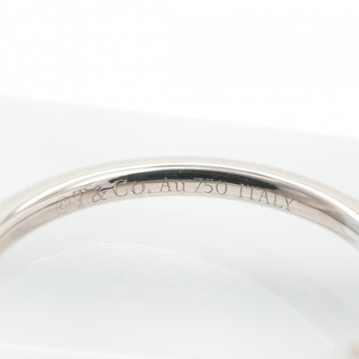 ティファニー TIFFANY&Co. ワイヤー リング Tワイヤー 18K ホワイトゴールド ティファニー T リング 指輪 750WG シルバー Tワイヤー　ダイヤ 　ホワイトゴールド