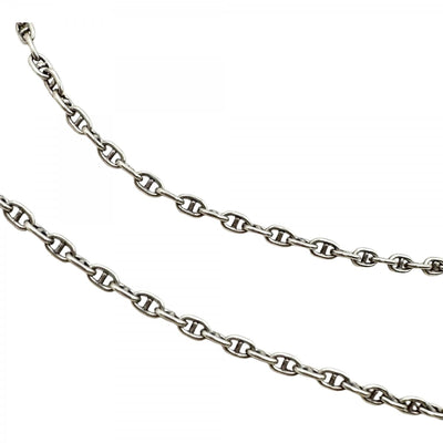 HERMES 爱马仕mini Chaine d'Ancre 意甲项链吊坠螺丝925银色迷你Chaine d'Ancre Chaine d'Ancre迷你链d'Ancle ttpm老式古董稀有