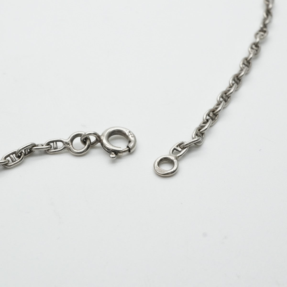 HERMES 爱马仕mini Chaine d'Ancre 意甲项链吊坠螺丝925银色迷你Chaine d'Ancre Chaine d'Ancre迷你链d'Ancle ttpm老式古董稀有