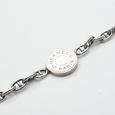 HERMES 爱马仕mini Chaine d'Ancre 意甲项链吊坠螺丝925银色迷你Chaine d'Ancre Chaine d'Ancre迷你链d'Ancle ttpm老式古董稀有