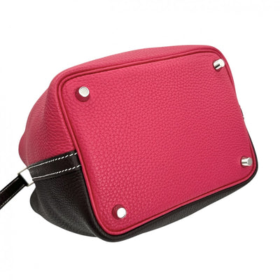 エルメス HERMES ピコタンロックPM カザック ピコタンロック PM ピコタンロック18 バッグ トートバッグ トリヨンクレマンス フランボワーズ ルージュセリエ ブラウン ピンク シルバー金具
