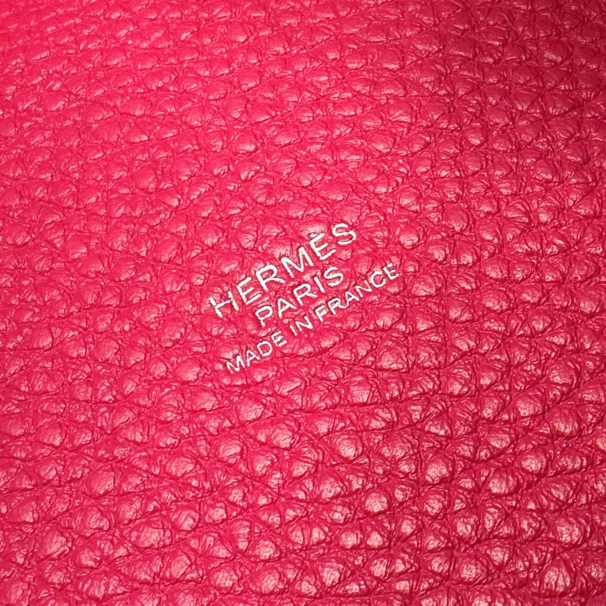 エルメス HERMES ピコタンロックPM カザック ピコタンロック PM ピコタンロック18 バッグ トートバッグ トリヨンクレマンス フランボワーズ ルージュセリエ ブラウン ピンク シルバー金具