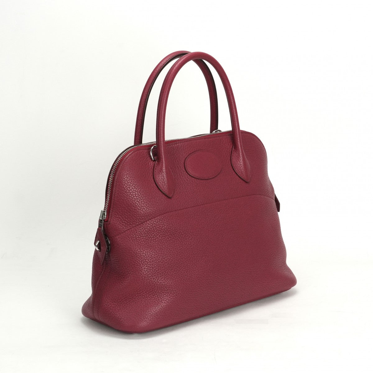 HERMES HERMES Bolide 31 Bolide 31 Bag, Tote bag, Shoulder bag, Torillon Clemence, Ruby, Red, Silver hardware