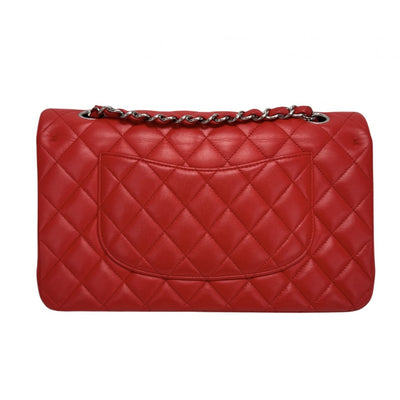 CHANEL CHANEL Matelass? Matelass? 25　Double flapW flapDouble chain　W chain Bag Shoulder Bag Lambskin Red Red Silver Metal Fittings Chain Shoulder Bag Coco Mark Turnlock
