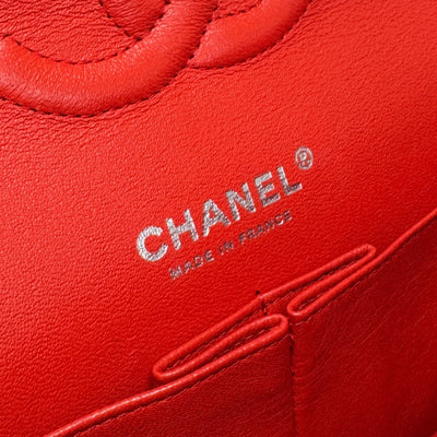 CHANEL CHANEL Matelass? Matelass? 25　Double flapW flapDouble chain　W chain Bag Shoulder Bag Lambskin Red Red Silver Metal Fittings Chain Shoulder Bag Coco Mark Turnlock