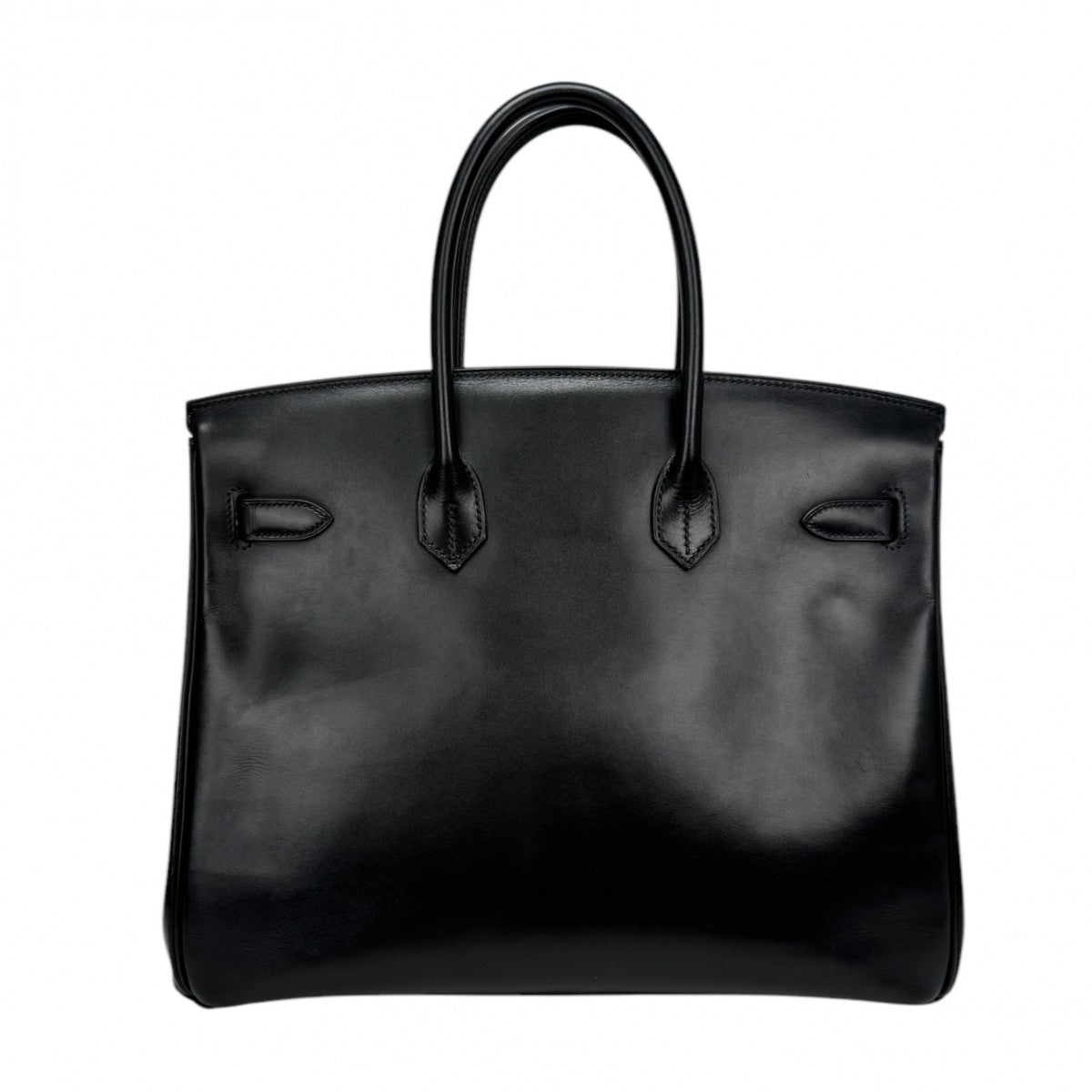 HERMES HERMES Birkin 35 Birkin 35 Bag, Tote Bag, Box Calf, Noir, Black, Silver Fittings