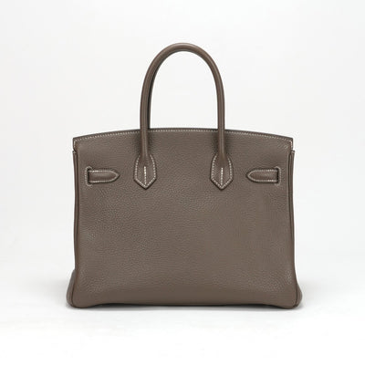 HERMES 헤르메스 Birkin 30 Birkin 30 토트 백 토릴론 클레멘스 etoup 그레이 실버 하드웨어