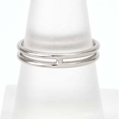 HERMES 爱马仕婚礼戒指Arianne Ring 750wg白金婚礼戒指婚姻戒指白金