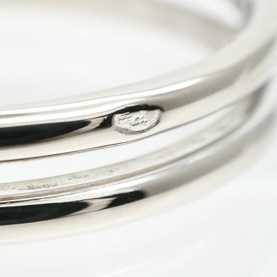 HERMES 爱马仕婚礼戒指Arianne Ring 750wg白金婚礼戒指婚姻戒指白金
