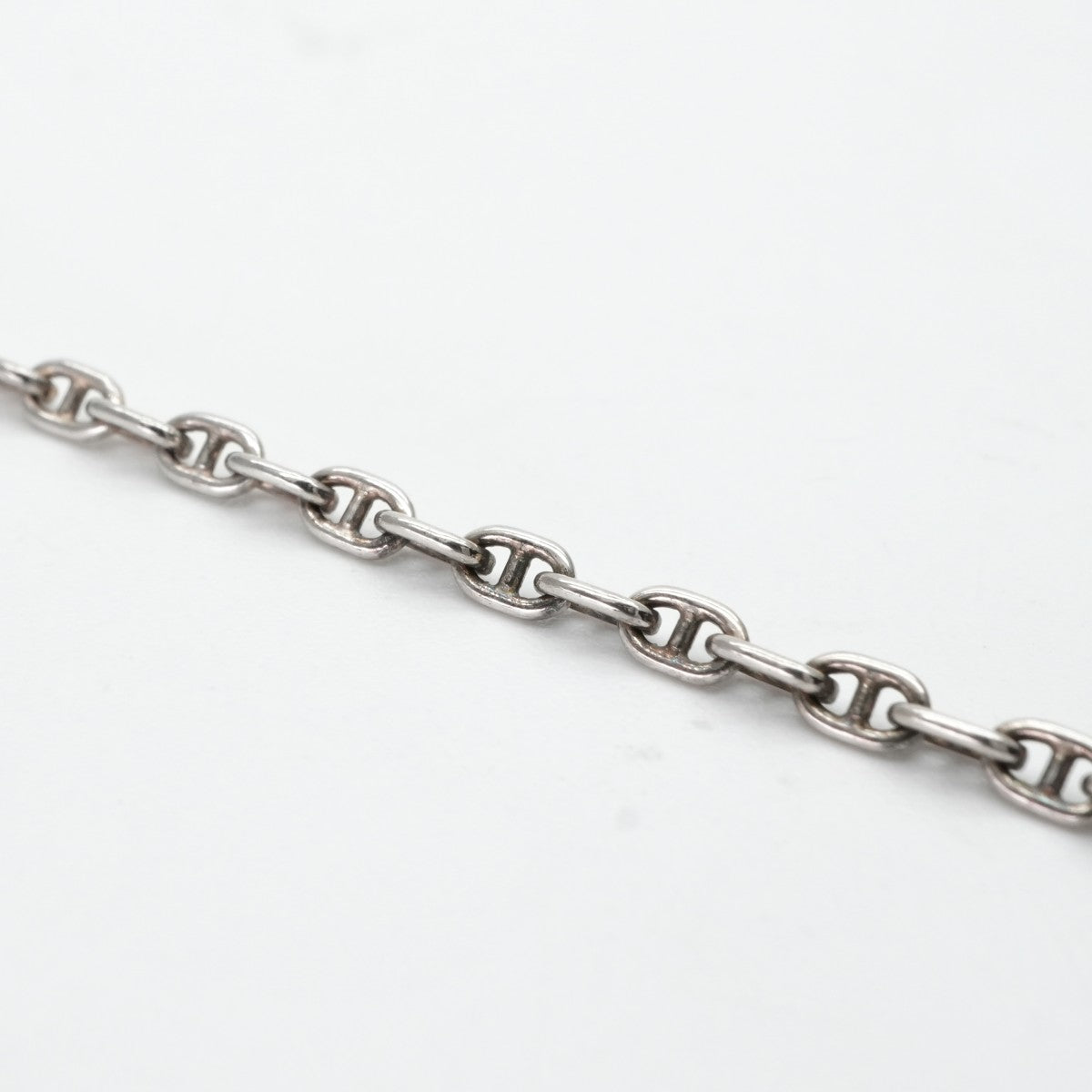 HERMES 헤르메스 세리에 목걸이 펜던트 초커 925 실버 실버 미니Chaine d'Ancre Chaine d'Ancre미니 사슬 d 'ancle ttpm 빈티지 골동품 희귀 희귀