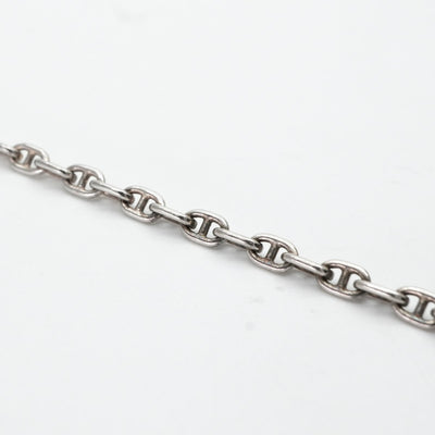 HERMES 헤르메스 세리에 목걸이 펜던트 초커 925 실버 실버 미니Chaine d'Ancre Chaine d'Ancre미니 사슬 d 'ancle ttpm 빈티지 골동품 희귀 희귀