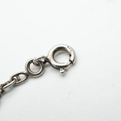 HERMES 헤르메스 세리에 목걸이 펜던트 초커 925 실버 실버 미니Chaine d'Ancre Chaine d'Ancre미니 사슬 d 'ancle ttpm 빈티지 골동품 희귀 희귀