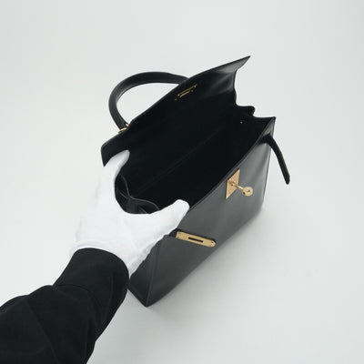 エルメス HERMES ケリー28 ケリー 28 バッグ トートバッグ ショルダーバッグ ボックスカーフ ノワール ブラック 黒 ゴールド金具