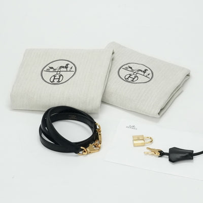 エルメス HERMES ケリー28 ケリー 28 バッグ トートバッグ ショルダーバッグ ボックスカーフ ノワール ブラック 黒 ゴールド金具