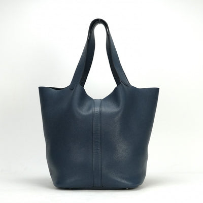 HERMES HERMES Picotin lock TGM Picotin lock TGM Picotin Tote bag Toryon Clemence blue silver hardware