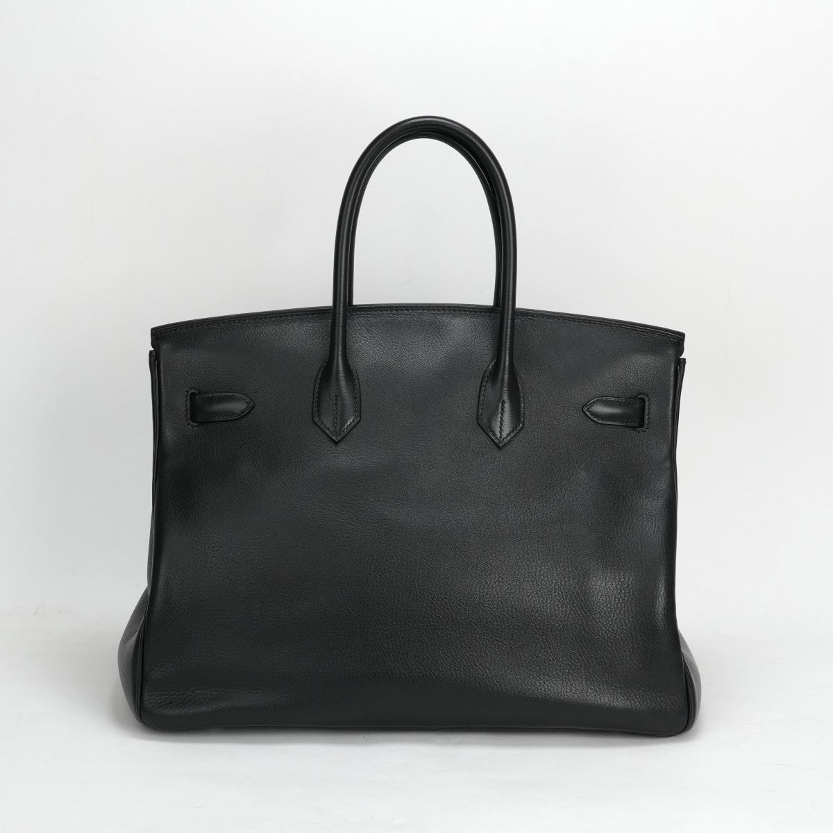 HERMES 헤르메스 Birkin 35 Birkin 35 가방, 토트 백, 스위프트, 느와르, 검은 색, 실버 피팅, Vo Swift