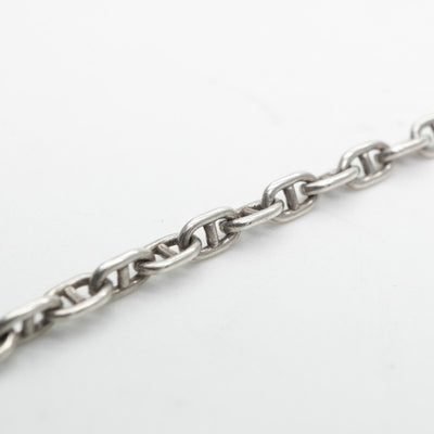 HERMES 헤르메스 세리에 목걸이 펜던트 초커 925 실버 실버 미니Chaine d'Ancre Chaine d'Ancre미니 사슬 d 'ancle ttpm 빈티지 골동품 희귀 희귀